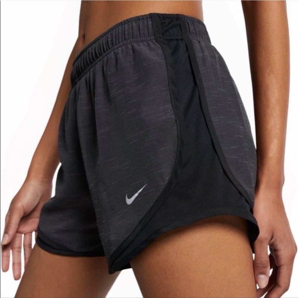 Nike Women's Charcoal/Black Tempo Shorts